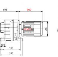 90KW電機配R147減速機的型號有哪些？