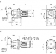 RC97 RCF97 RC97P減速機(jī)電機(jī)型號(hào)大全及尺寸圖
