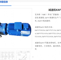 KAF97-NA122-M5B-DV180-M4-18.5Kw減速電機(jī)型號解析